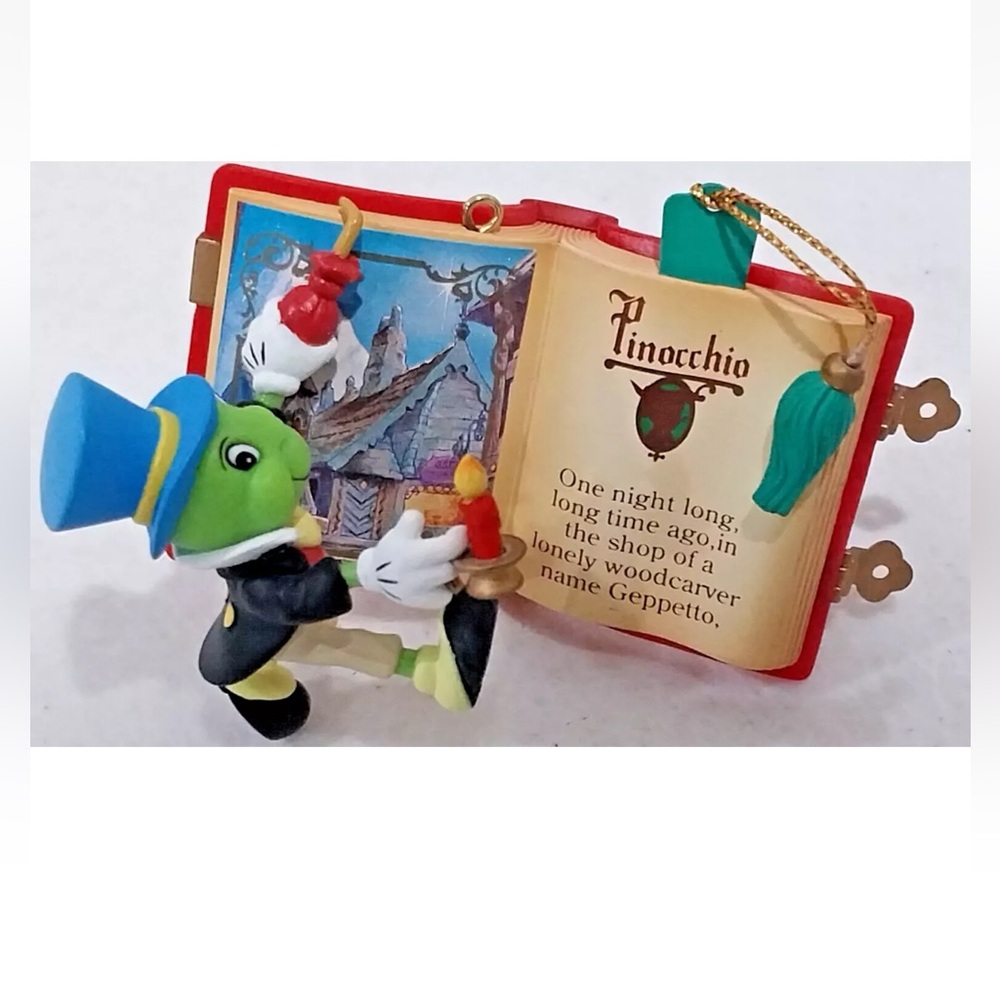 NWT Disney Enesco Ornaments Pinocchio Wishing on a Star & Once Upon A Time - Picture 5 of 6